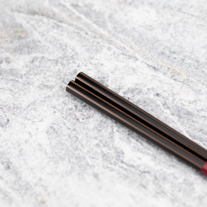 Kawai Japanese Sushi Chopsticks - Rokkaku Gessen Black