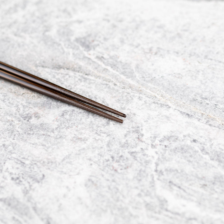 Kawai Japanese Sushi Chopsticks - Rokkaku Yagiri Brown