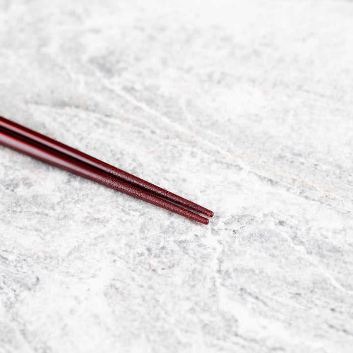 Kawai Japanese Sushi Chopsticks - Rokkaku Yagiri Red