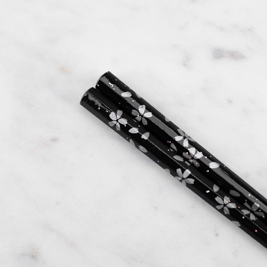 Kawai Japanese Sushi Chopsticks - Sakuragumi Black