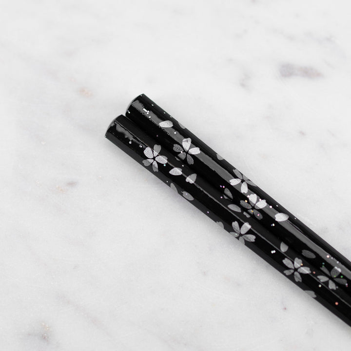 Kawai Japanese Sushi Chopsticks - Sakuragumi Black