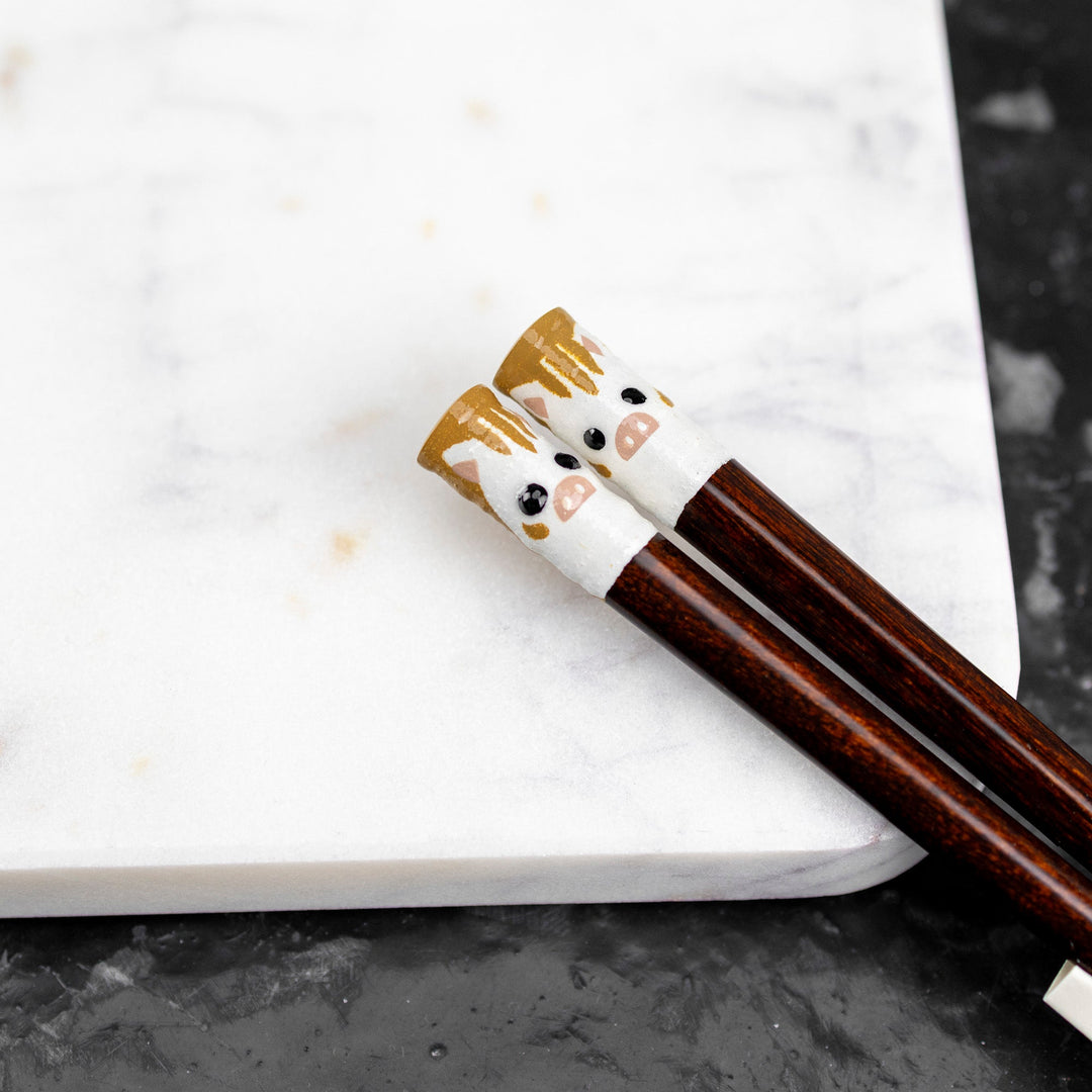 Kawai Japanese Sushi Chopsticks - Tegakietobachi Boar
