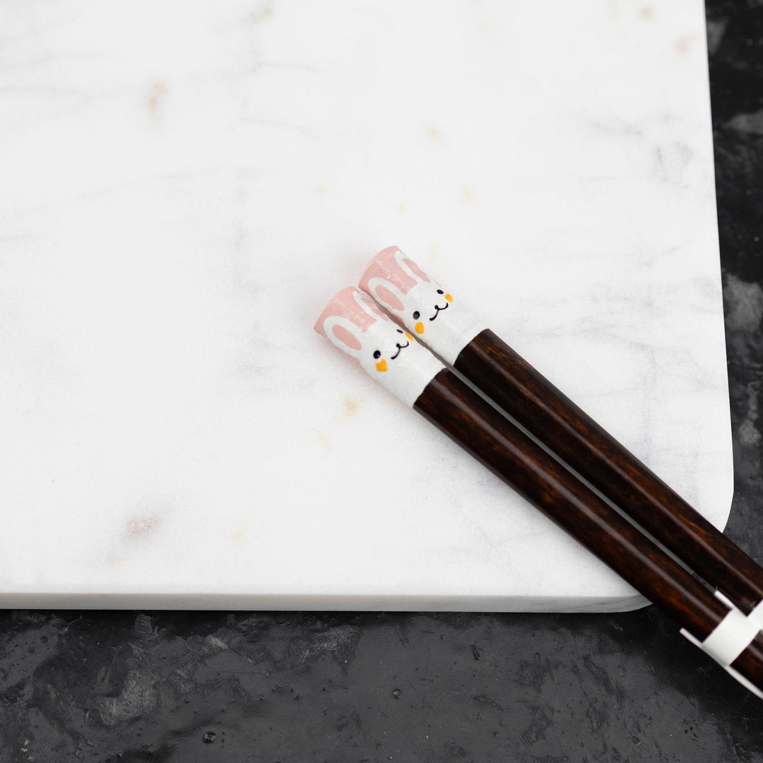 Kawai Japanese Sushi Chopsticks - Tegakietobachi Rabbit