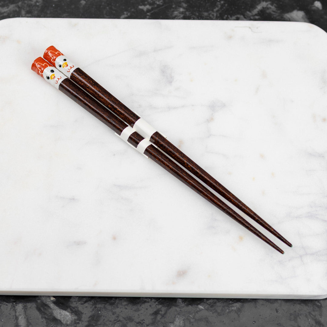 Kawai Japanese Sushi Chopsticks - Tegakietobachi Rooster