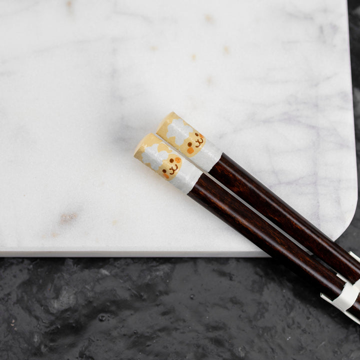 Kawai Japanese Sushi Chopsticks - Tegakietobachi Sheep