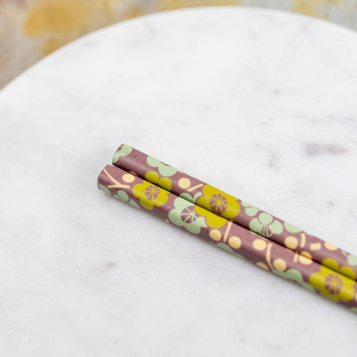 Kawai Japanese Sushi Chopsticks - Ume Purple