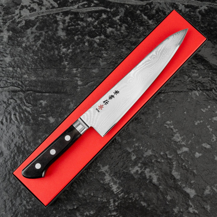 Gyuto 21 cm Kanetsune 100 Damascus VG-10