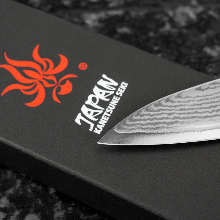 Gyuto 21 cm Kanetsune 100 Damascus VG-10