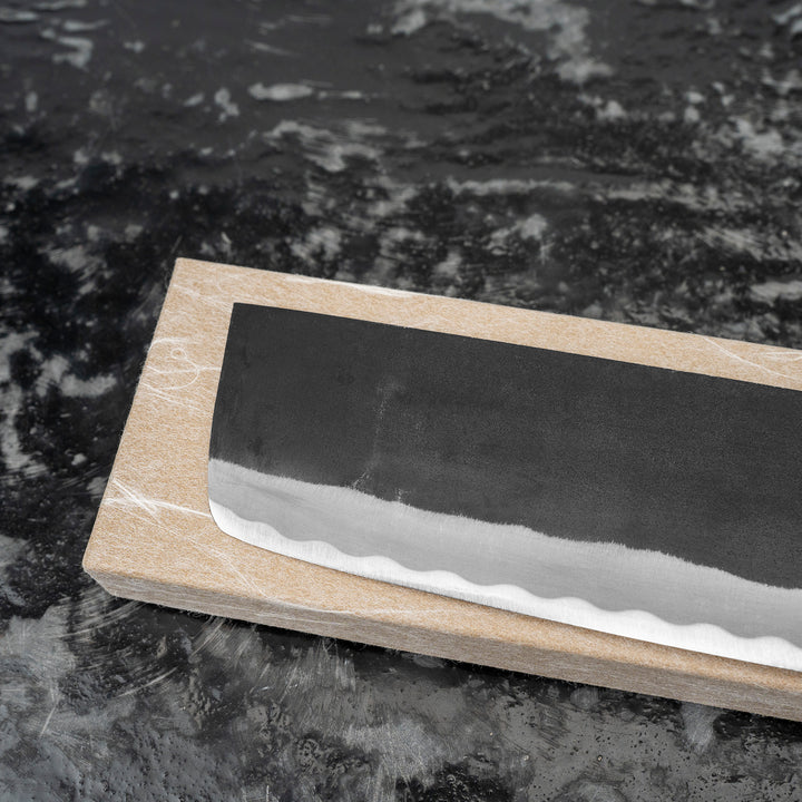 Nakiri 16,5 cm Kanetsune AO-KO HAMATOGI Kurouchi Aogami#2/Iron