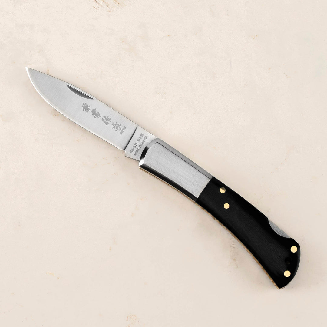 Folding Knife 6,5 cm Kanetsune Kaico-Tou Kuro AUS-8