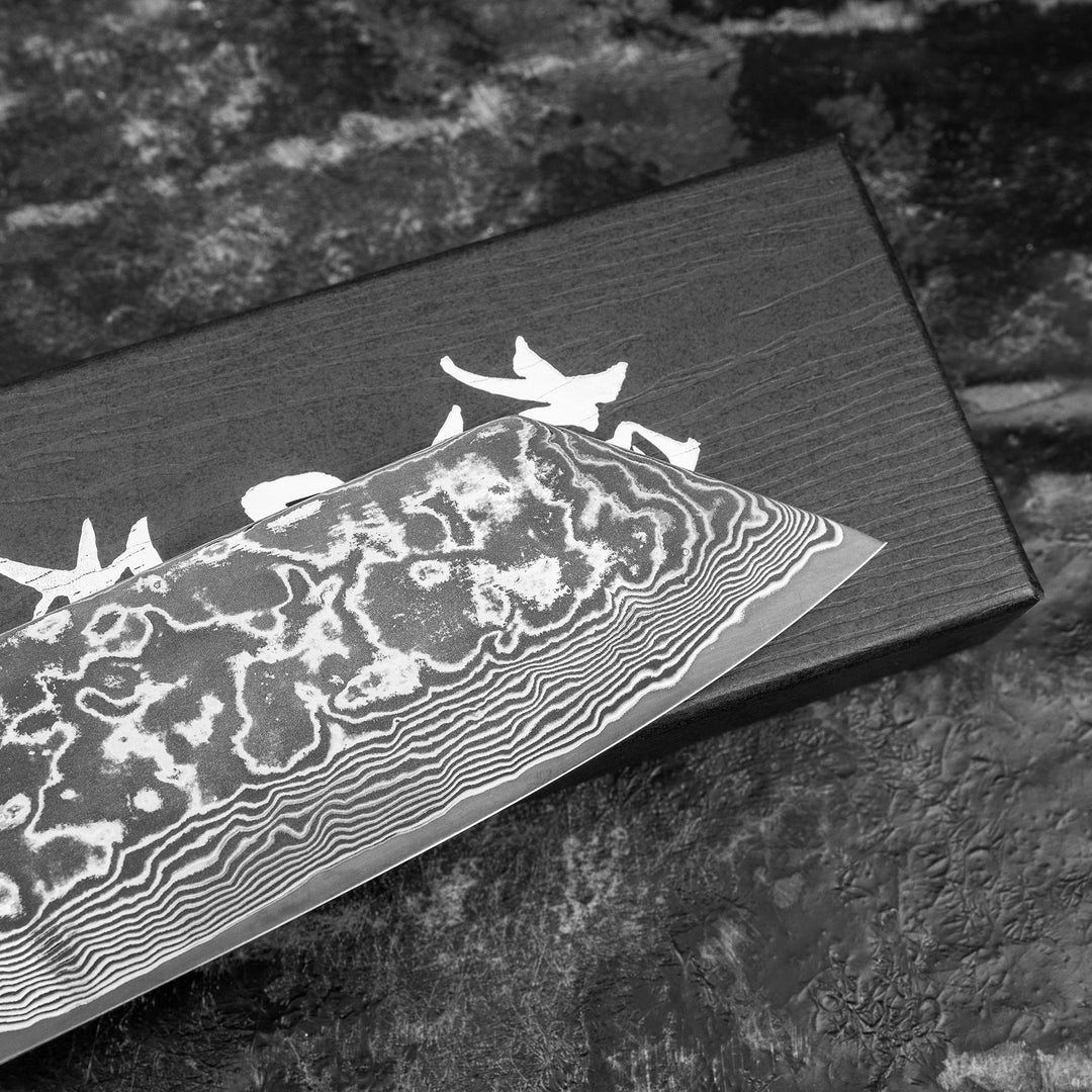Bunka 17 cm Kenshiro Hatono Black Dye SG2