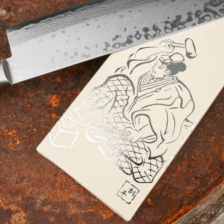 Nakiri 16,5 cm Kunio Masutani Blue Damascus VG-10