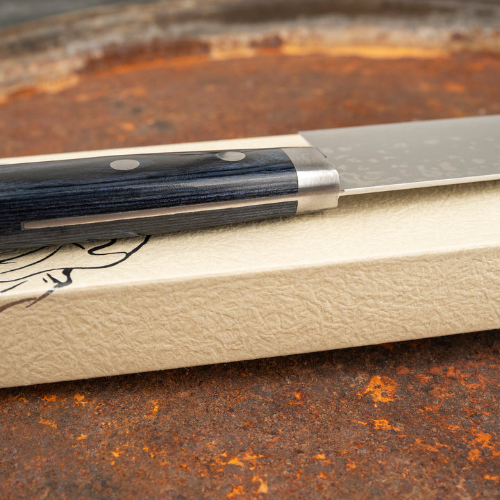 Nakiri 16,5 cm Kunio Masutani Blue Damascus VG-10