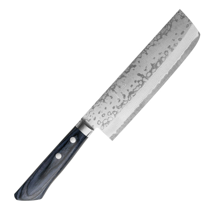 Nakiri 16,5 cm Kunio Masutani Blue Damascus VG-10