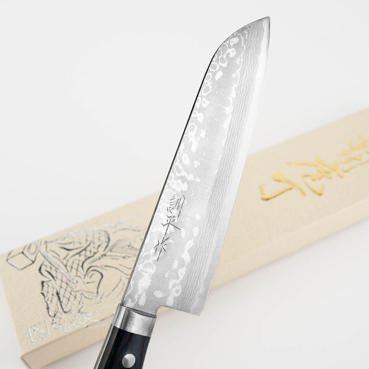 Santoku 17 cm Kunio Masutani Blue Damascus VG-10