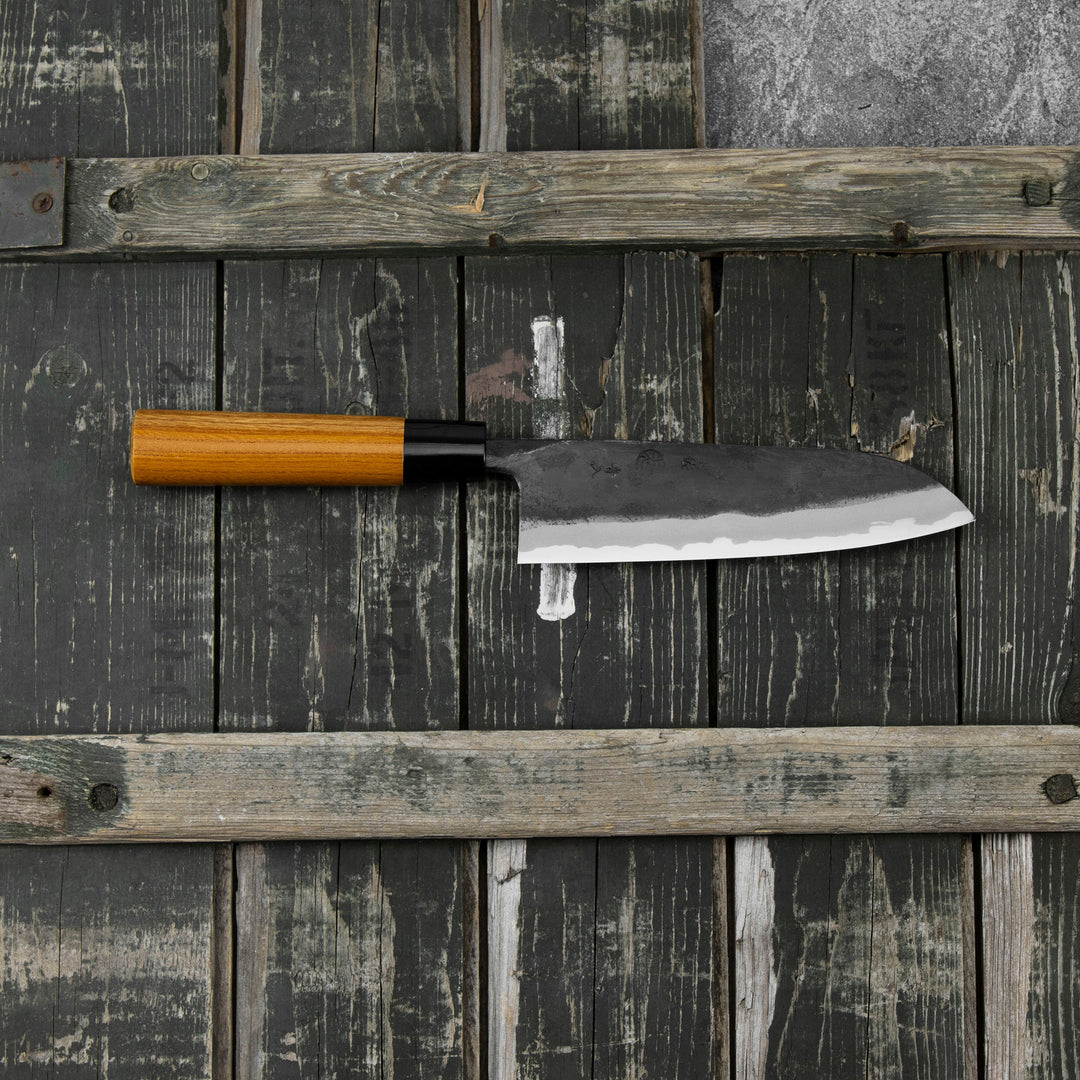 Santoku 17 cm Kyohei Aogami#2/Iron