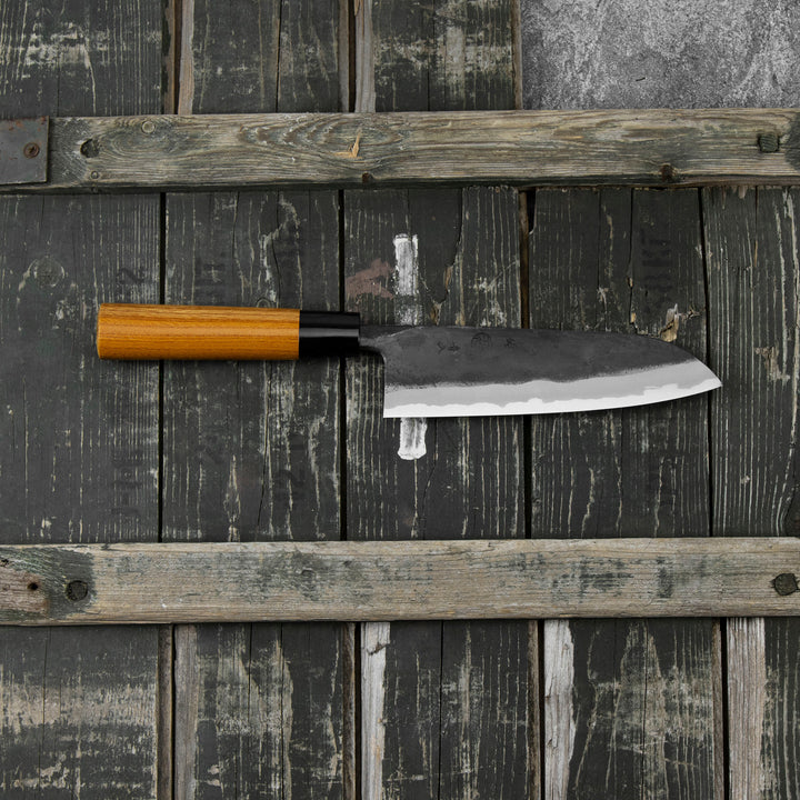 Santoku 17 cm Kyohei Aogami#2/Iron