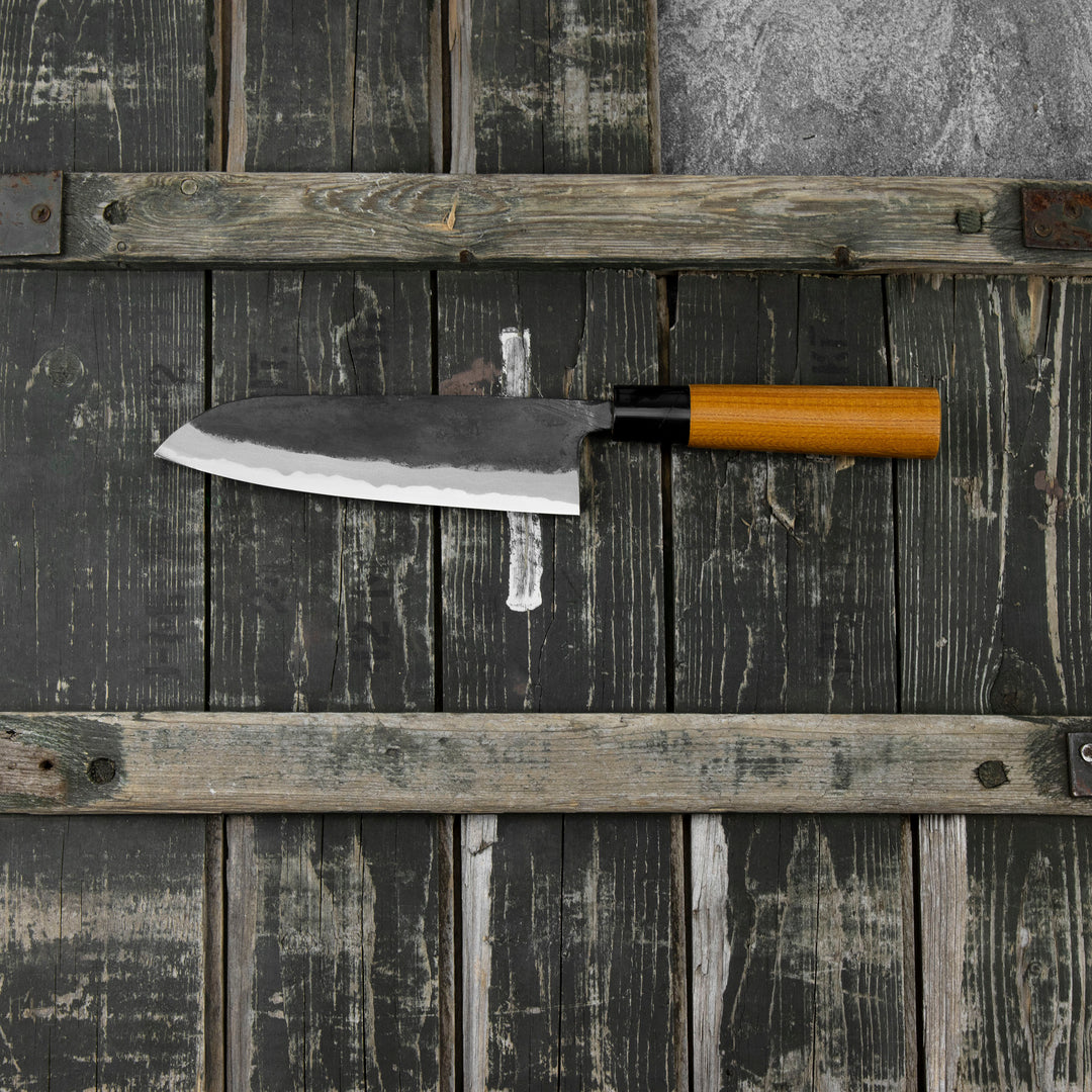 Santoku 17 cm Kyohei Aogami#2/Iron