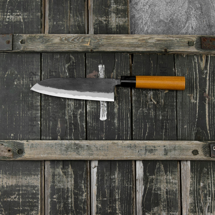 Santoku 17 cm Kyohei Aogami#2/Iron