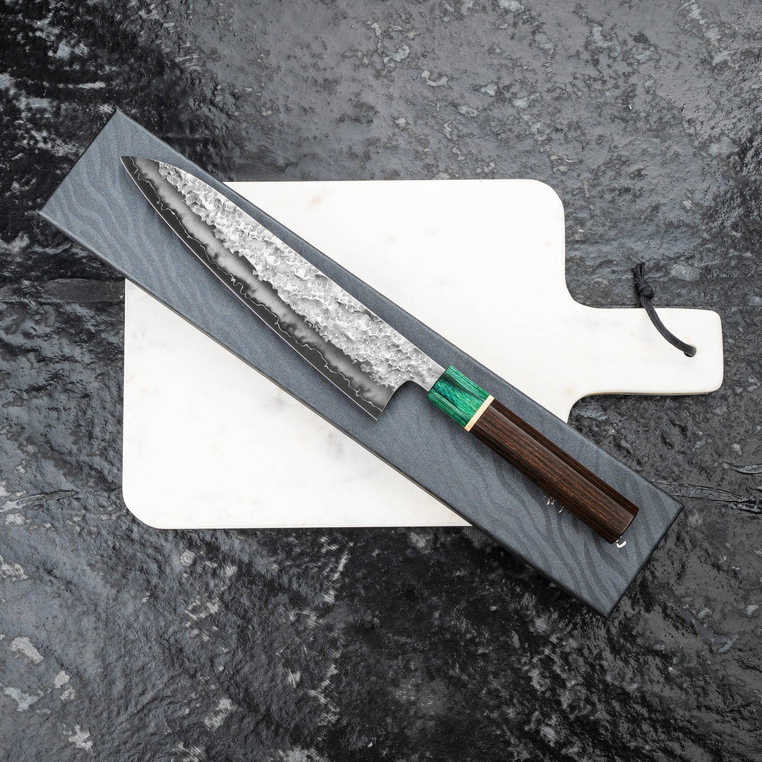 Gyuto 21 cm Makoto Kurosaki Samidorizuki STRIX