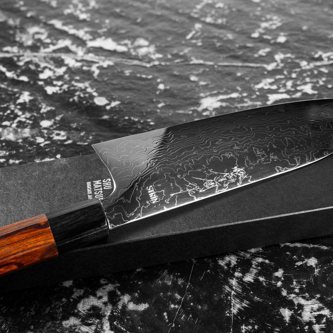 Gyuto 21 cm Matsubara Damascus STRIX
