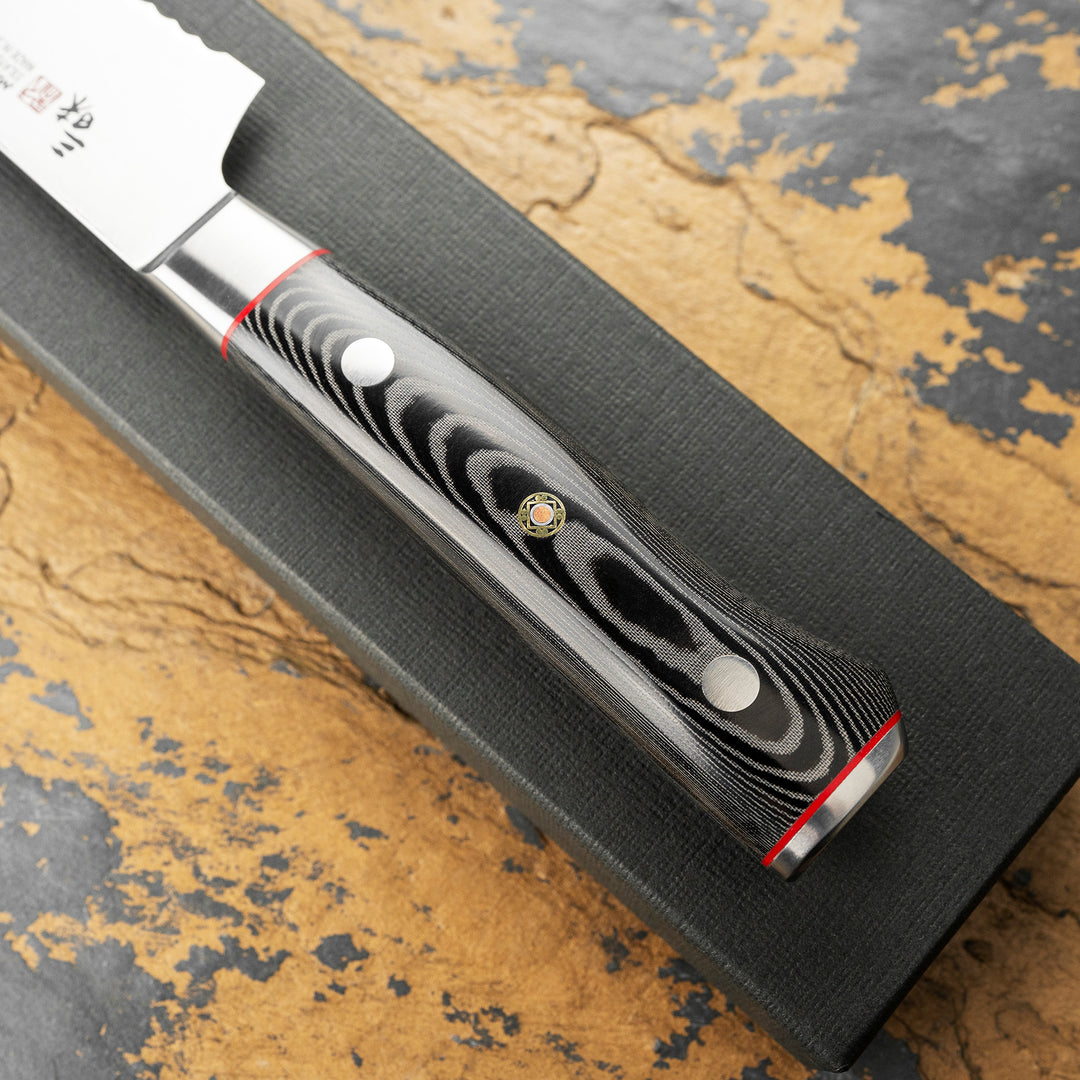 Bread Knife 16,5 cm Mcusta Zanmai Pro Zebra Damascus VG-10
