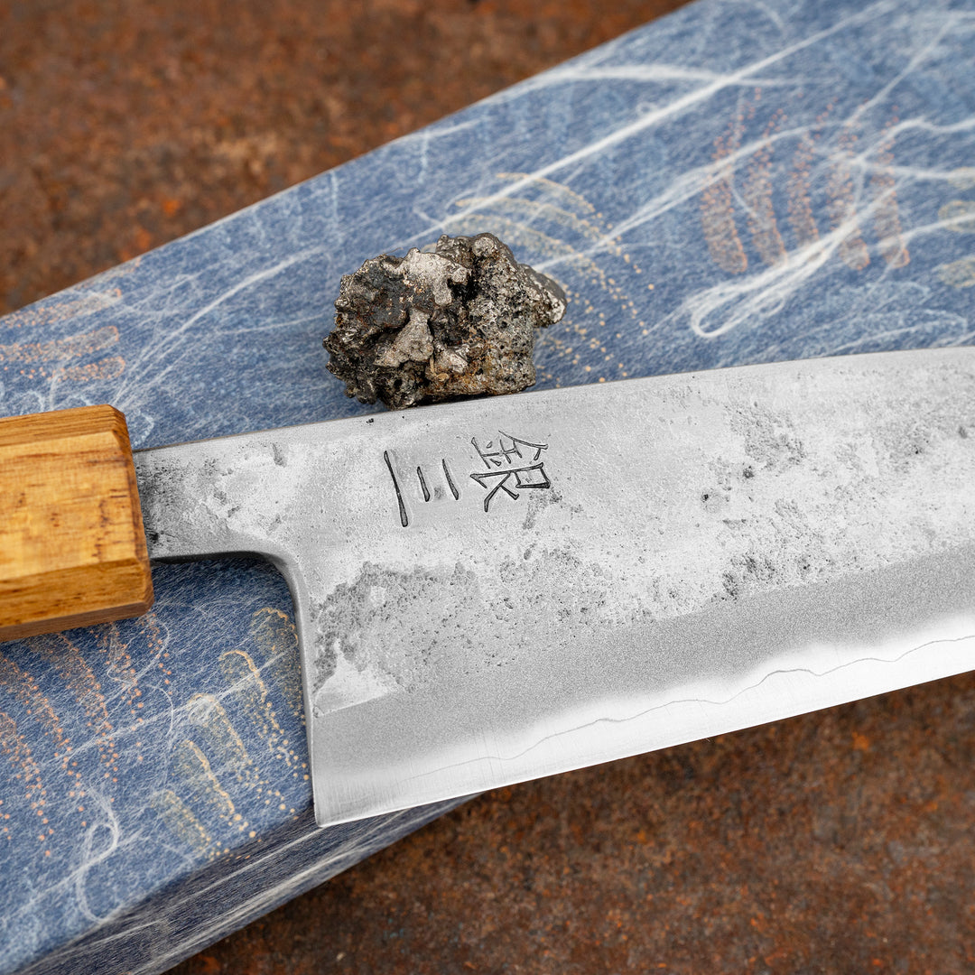 Santoku 16,5 cm Motokyuuichi Nashiji Gingami