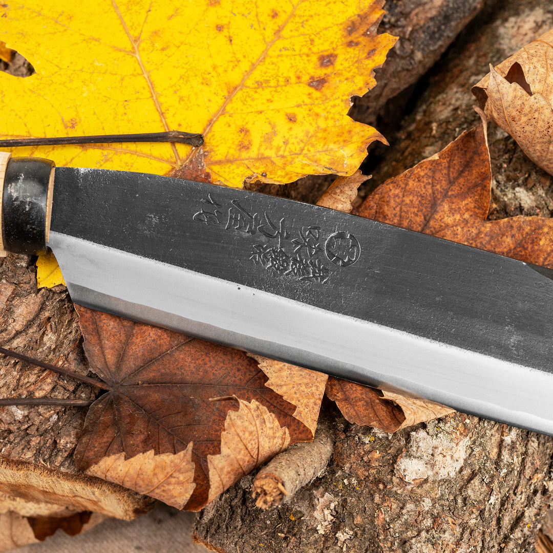Outdoor Knife 18 cm Hatchet Mutsumi Hinoura SK-5 + Saya