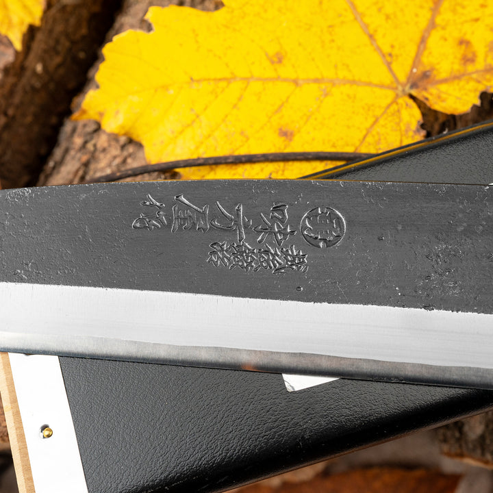 Outdoor Knife 21 cm Hatchet Mutsumi Hinoura SK-5 + Saya