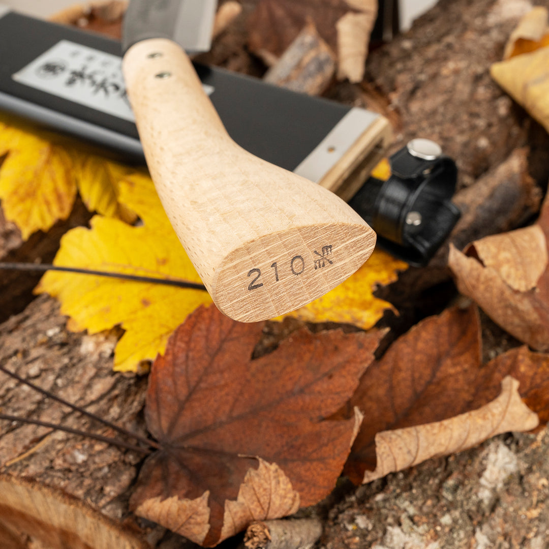Outdoor Knife 21 cm Hatchet Mutsumi Hinoura SK-5 + Saya