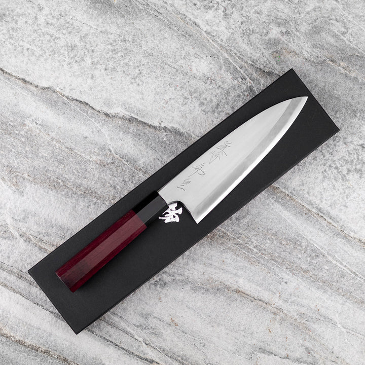 Deba 18 cm Naoki Mazaki Shirogami#2/Iron