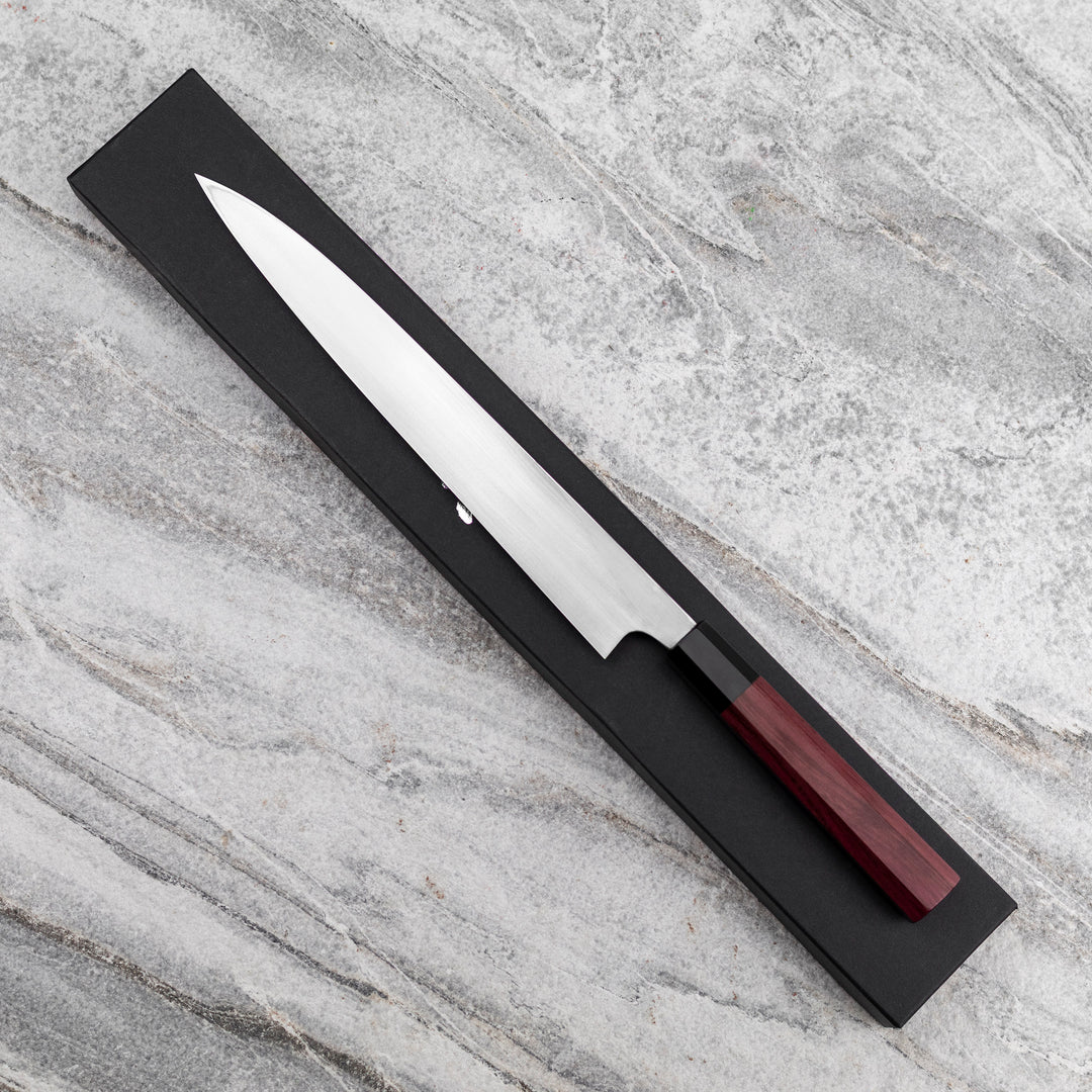 Yanagiba 27 cm Naoki Mazaki Shirogami#2/Iron