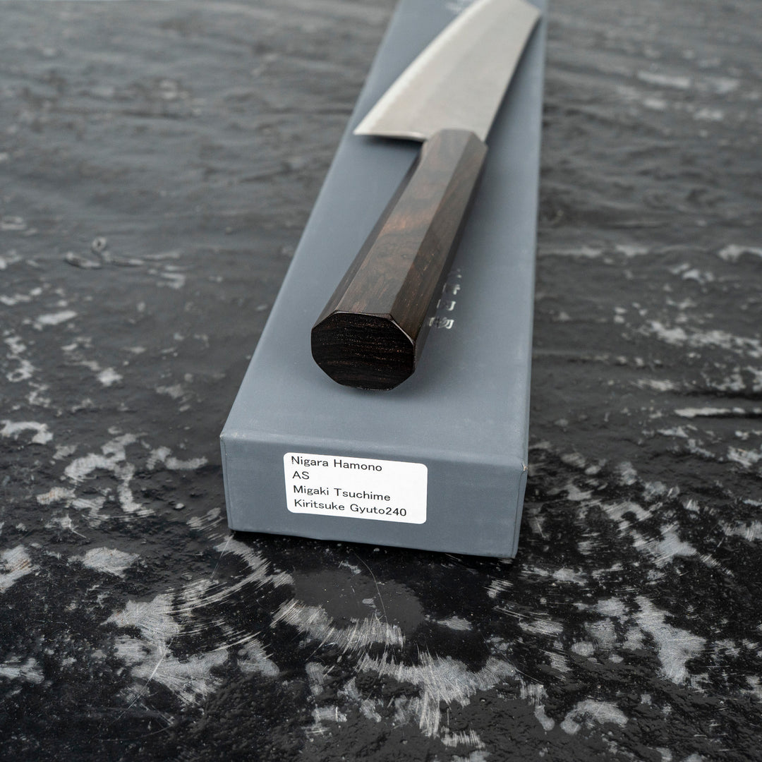 Kiritsuke Gyuto 23 cm Nigara Hamono Aogami Super/SS