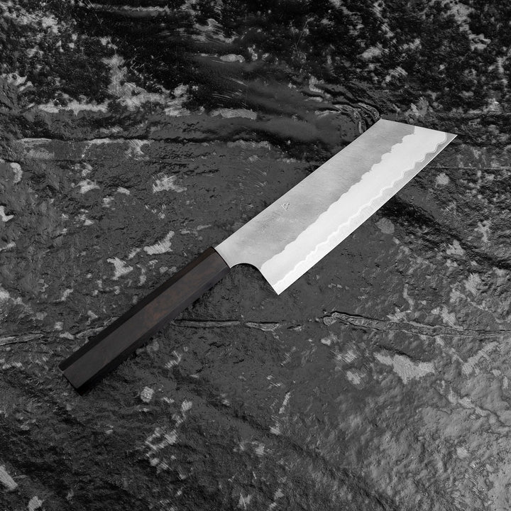Kiritsuke Nakiri 17 cm Nigara Hamono Aogami Super/SS
