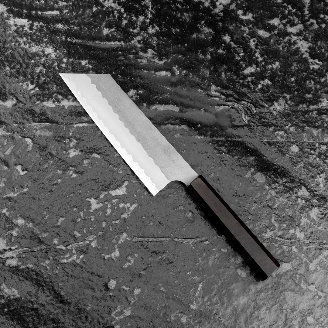 Kiritsuke Nakiri 17 cm Nigara Hamono Aogami Super/SS
