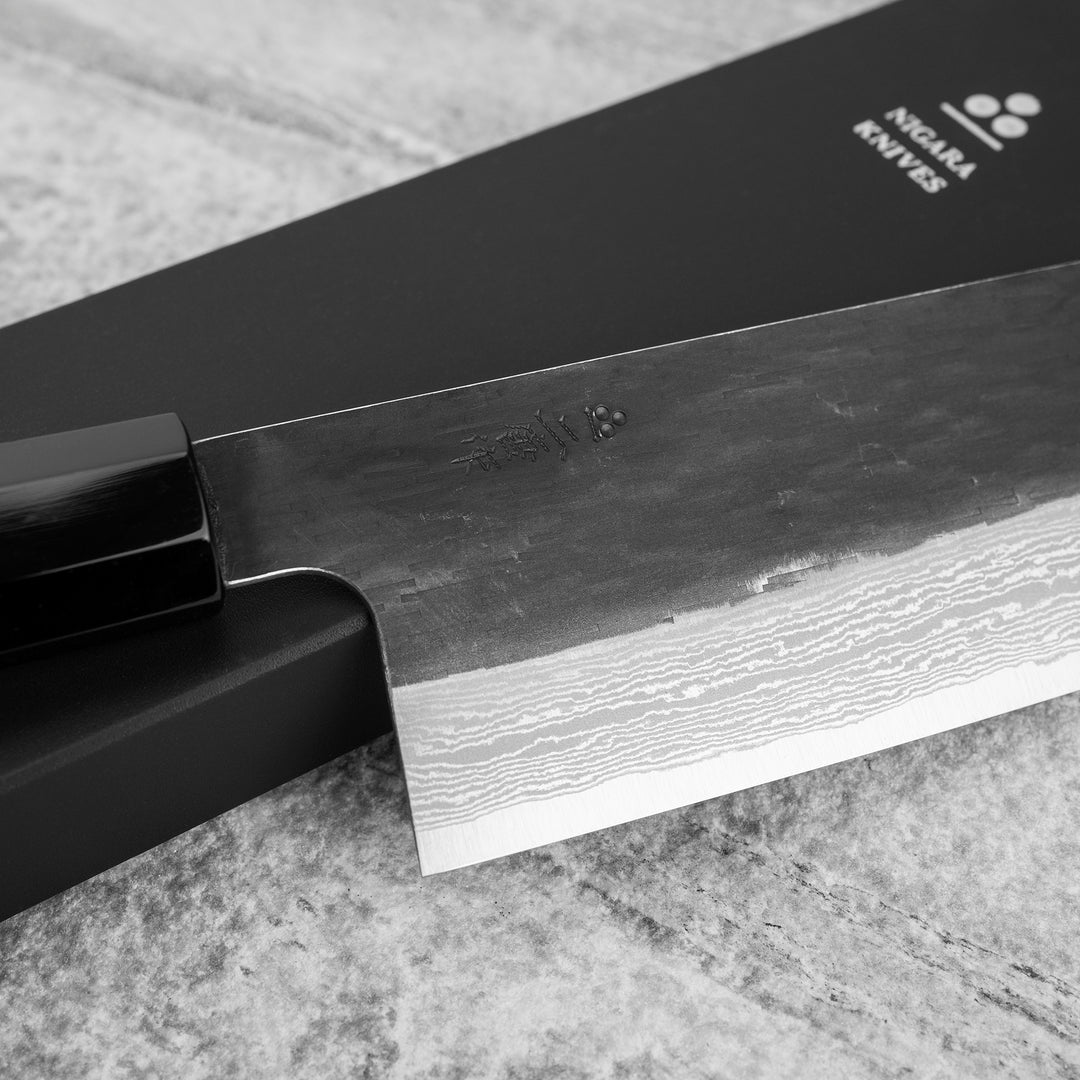Nakiri 16,5 cm Nigara Hamono Kurouchi VG-XEOS