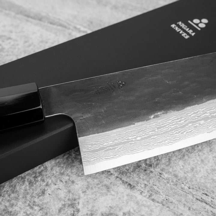 Nakiri 16,5 cm Nigara Hamono Kurouchi VG-XEOS