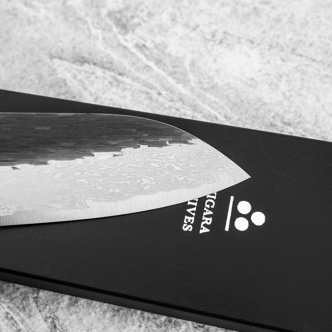 Santoku 17 cm Nigara Hamono Kurouchi VG-XEOS