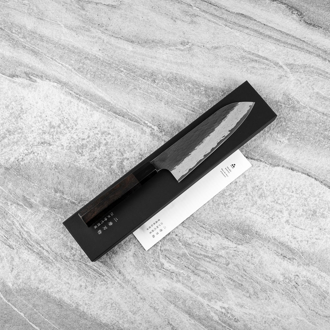 Santoku 17 cm Nigara Hamono Kurouchi VG-XEOS