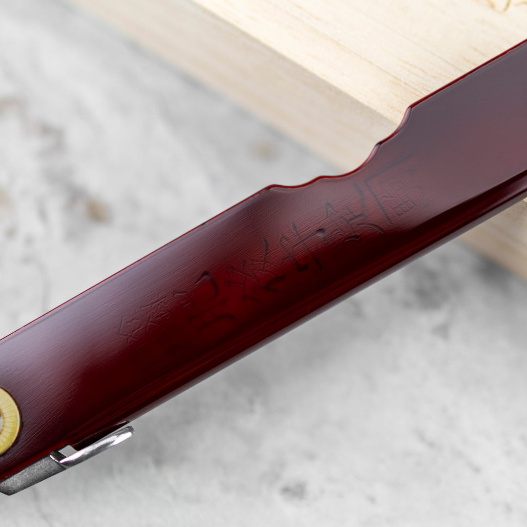 Pocket Knife 7,5 cm Higonokami Kanekoma Kurenai Red Urushi VG-10