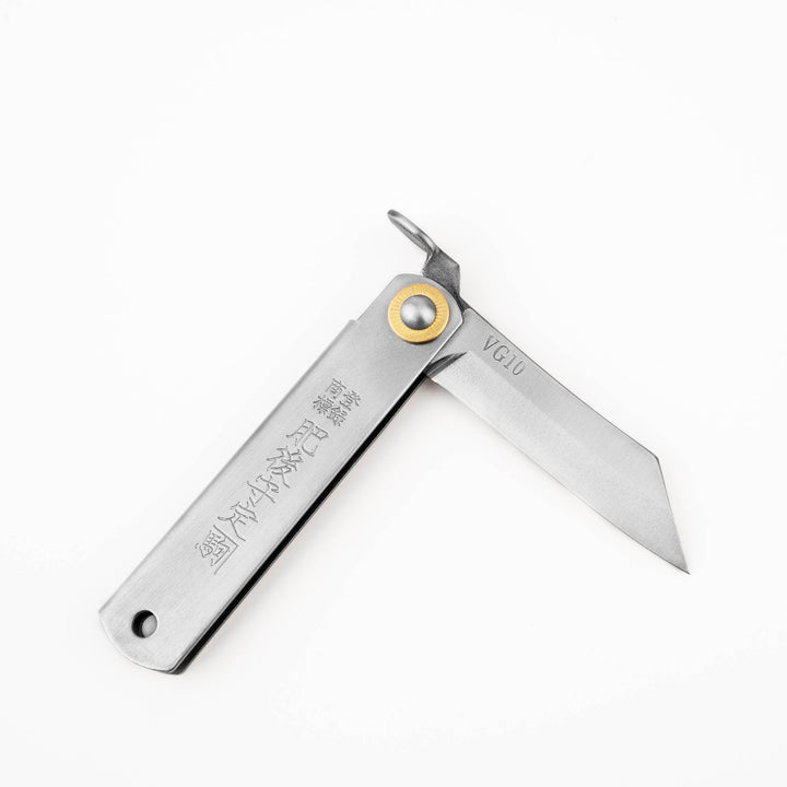 Folding Knife 5 cm Higonokami Kanekoma Silver VG-10