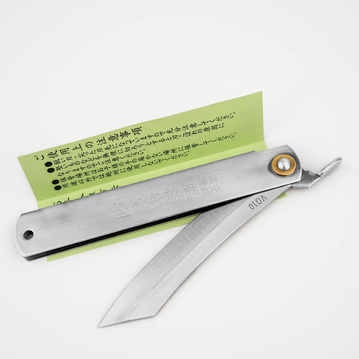 Folding Knife 9 cm Higonokami Kanekoma Silver VG-10
