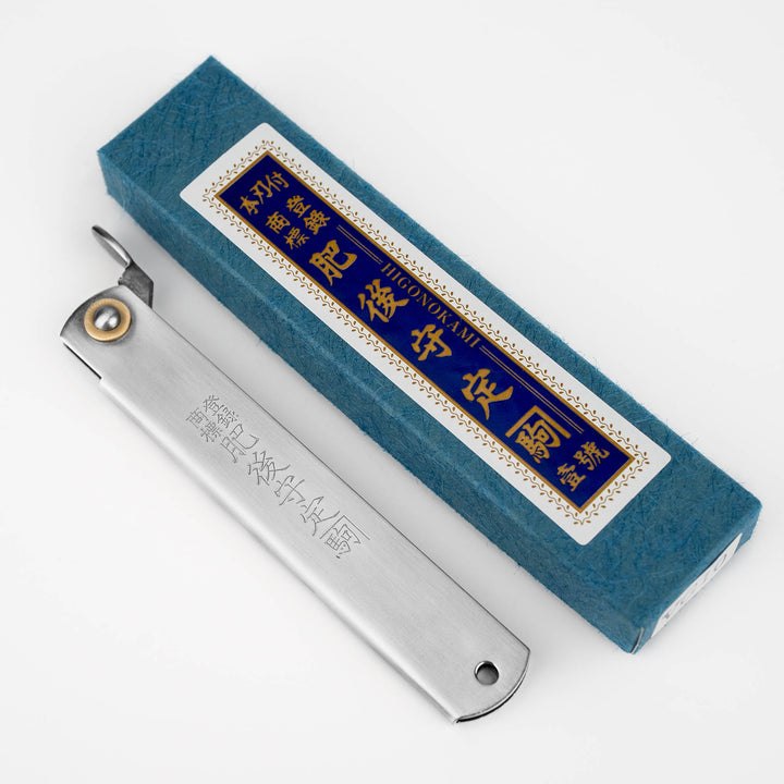 Folding Knife 9 cm Higonokami Kanekoma Silver VG-10