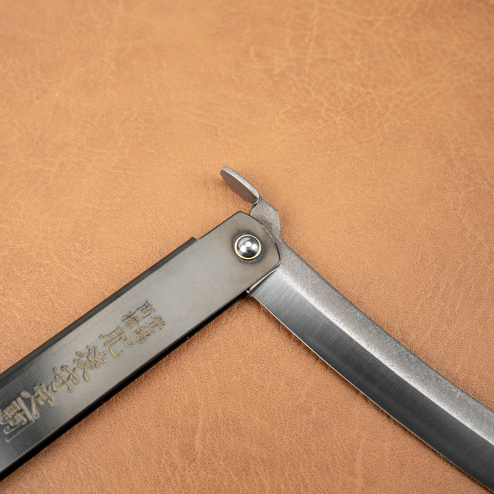 Folding Knife Higonokami Type Black Kurouchi L SK-5/Iron