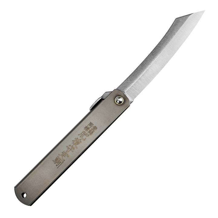 Folding Knife Higonokami Type Black Kurouchi L SK-5/Iron
