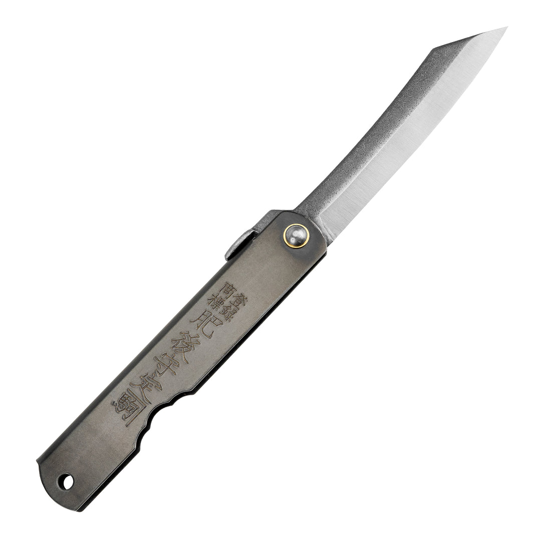 Folding Knife Higonokami Type Black Kurouchi M SK-5/Iron
