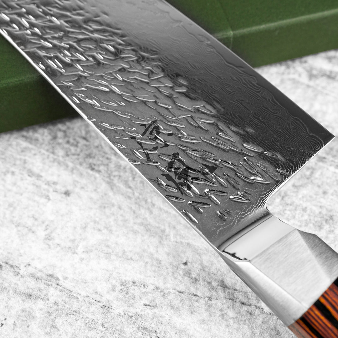 Santoku 18 cm Ono Suzakze Damascus SG2