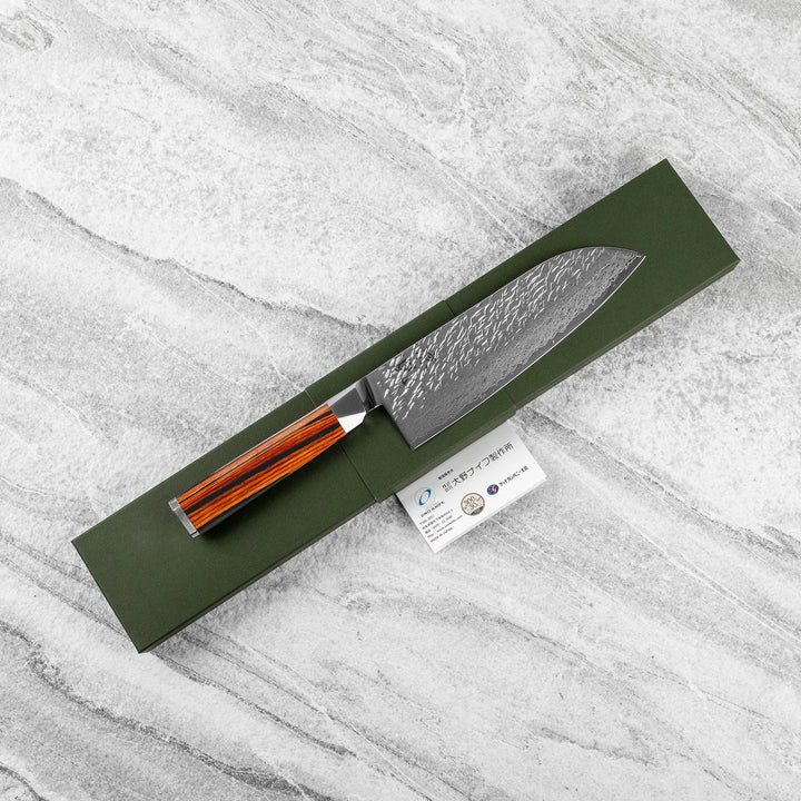 Santoku 18 cm Ono Suzakze Damascus SG2