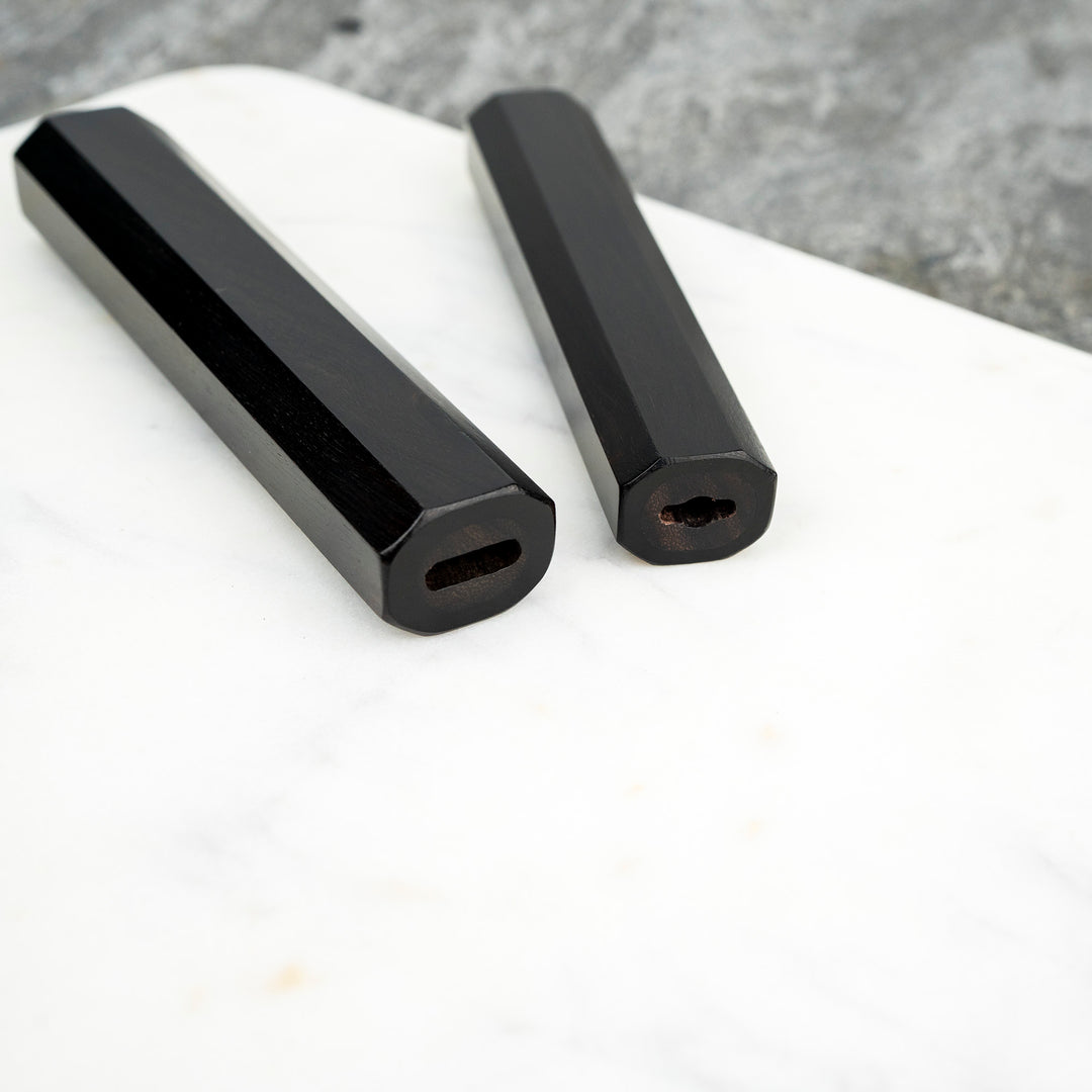 Octagonal Ebony Handle for a Santoku/Gyuto Knife