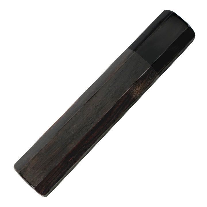 Octagonal Handle, Ebony/Buffalo Horn for Santoku/Gyuto Knives